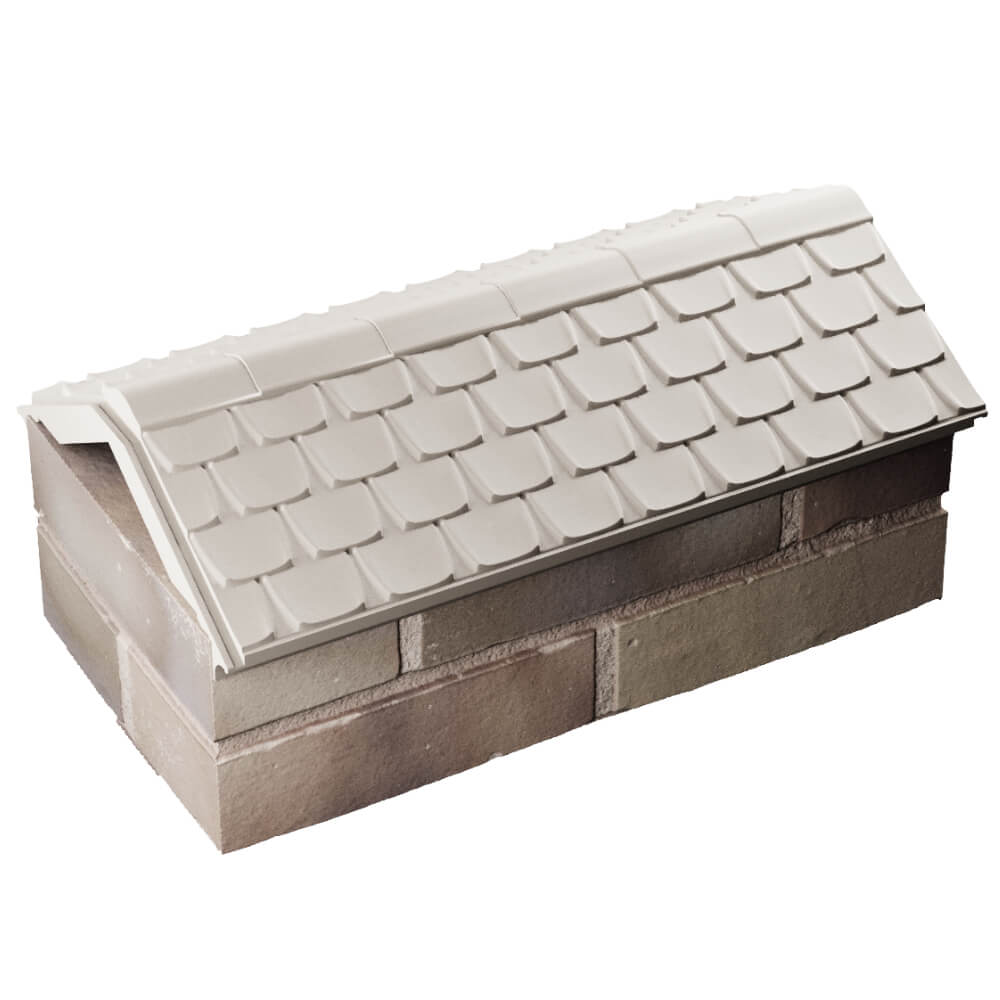 Парапет Zking Эльбрус Бежевый с посадкой на 1 кирпич (255мм) в Дербенте фото