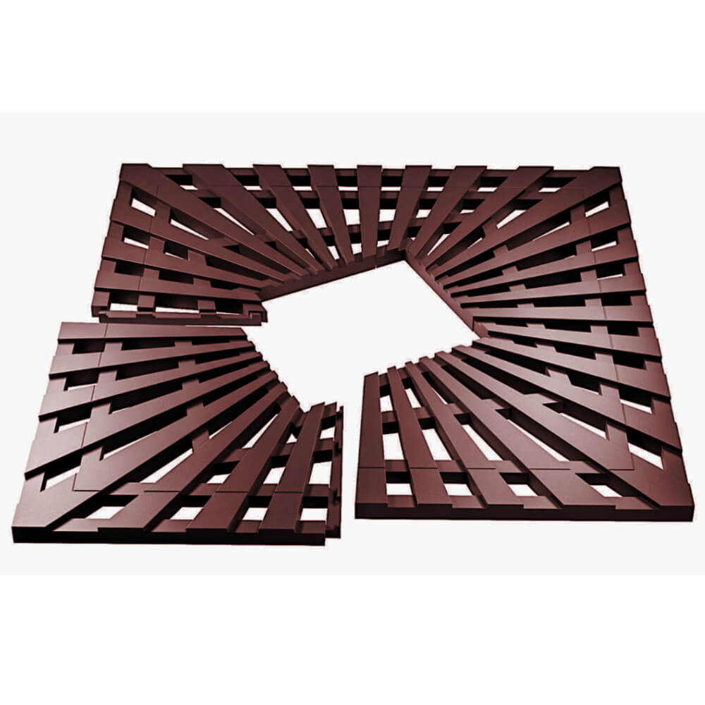 Приствольная решетка для дерева ZKING ATMOSPHERE 1.2х1.2м Коричневая в Дербенте фото