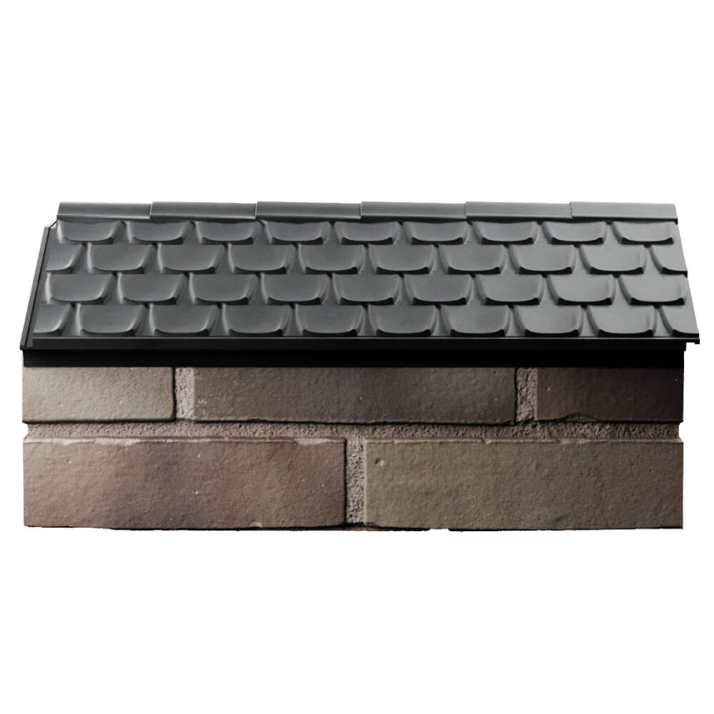 Парапет Zking Эльбрус Серый с посадкой на 1 кирпич (255мм) в Дербенте фото