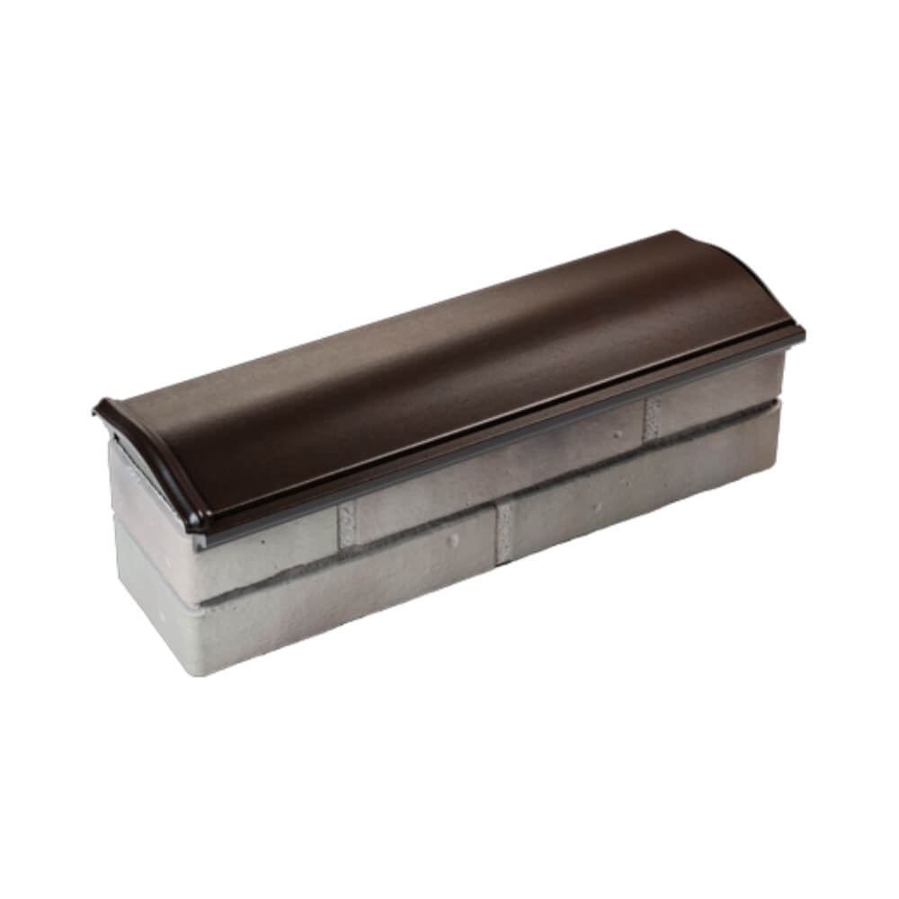 Парапет Zking Монблан Коричневый посадка на 0.5 кирпича (130мм) в Дербенте фото