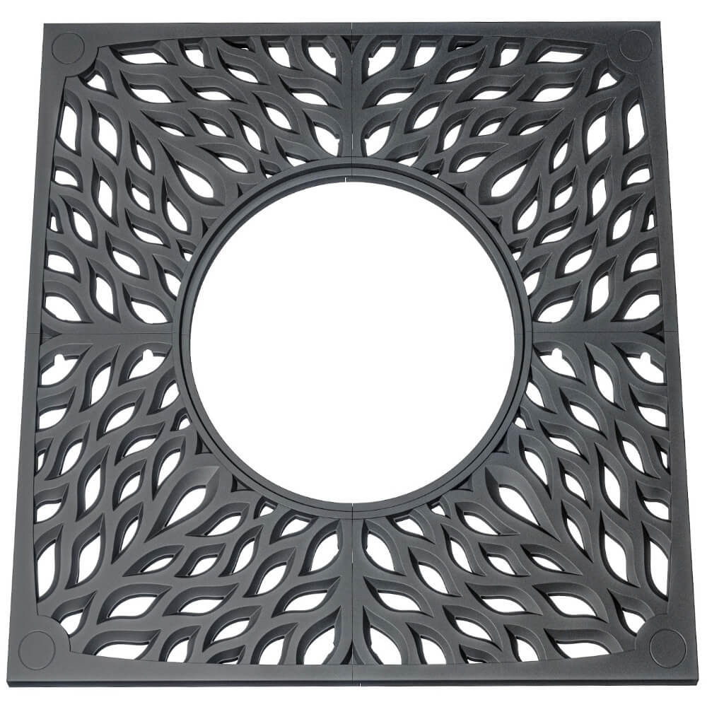 Приствольная решетка для дерева ZKING CRUST 2х2м Черная Дербент фото