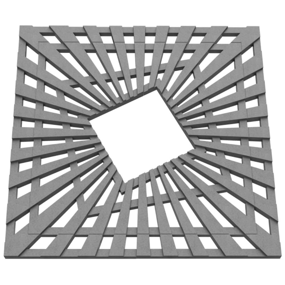 Приствольная решетка для дерева ZKING ATMOSPHERE 1.2х1.2м Серая в Дербенте фото