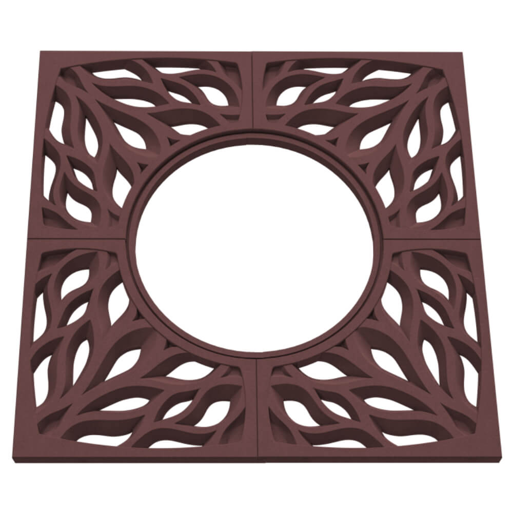 Приствольная решетка для дерева ZKING CRUST 1.2х1.2м Коричневая в Дербенте фото