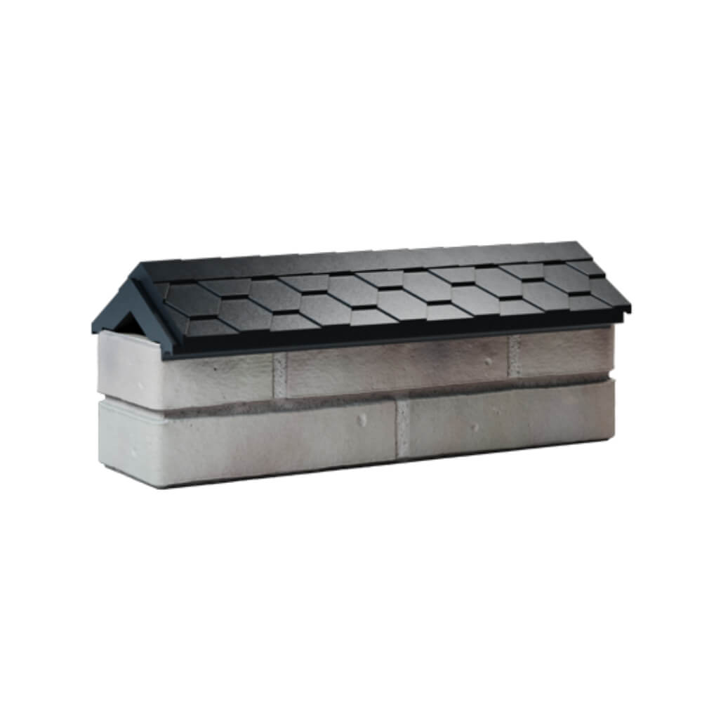 Парапет Zking Эверест Черный с посадкой на 0.5 кирпича (130мм) Дербент фото