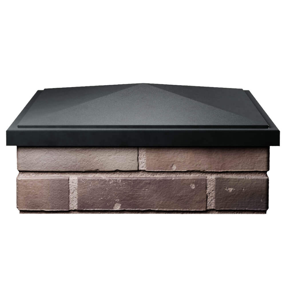 Колпак Zking БонаМоно Черный на столб 2х2 кирпича (515х515, 530х530мм) Дербент фото