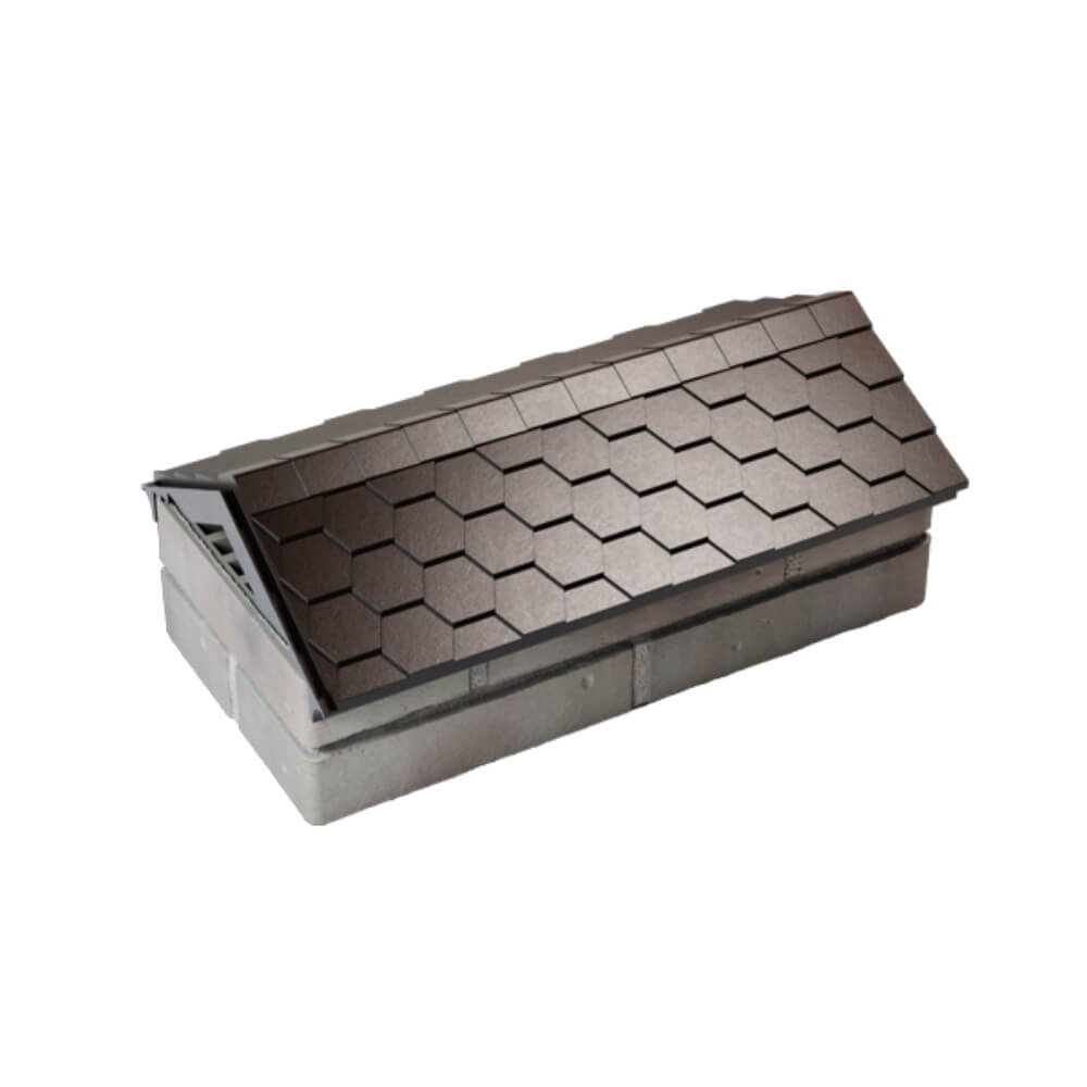 Парапет Zking Эверест Коричневый с посадкой на 1 кирпич (200/225/255мм) в Дербенте фото