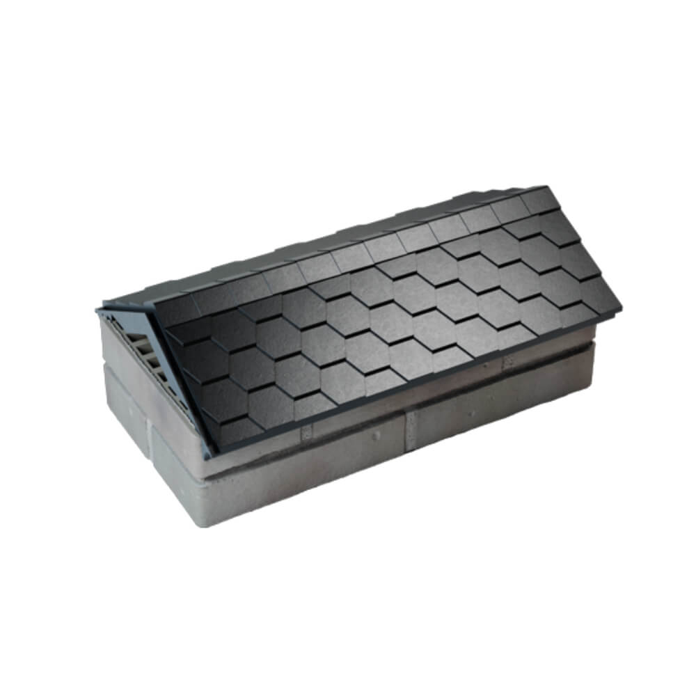 Парапет Zking Эверест Черный с посадкой на 1 кирпич (200/225/255мм) в Дербенте фото