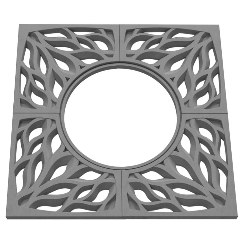 Приствольная решетка для дерева ZKING CRUST 1.2х1.2м Серая в Дербенте фото