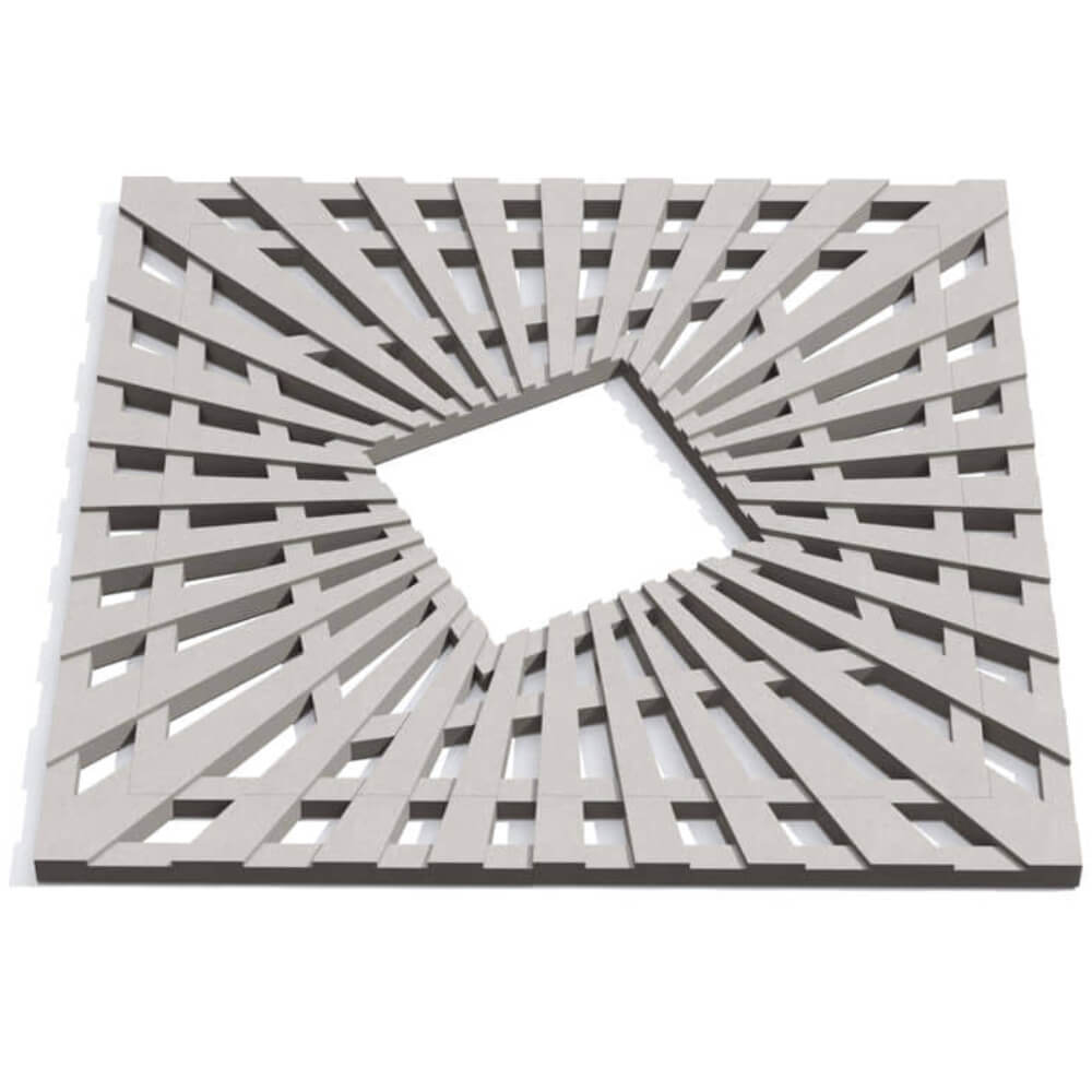 Приствольная решетка для дерева ZKING ATMOSPHERE 1.2х1.2м Бежевая Дербент фото