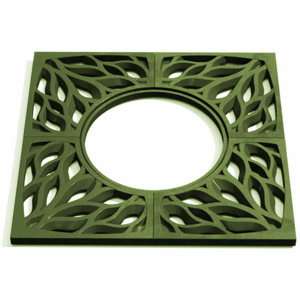 Приствольная решетка для дерева ZKING CRUST 1.2х1.2м Зеленая Дербент фото