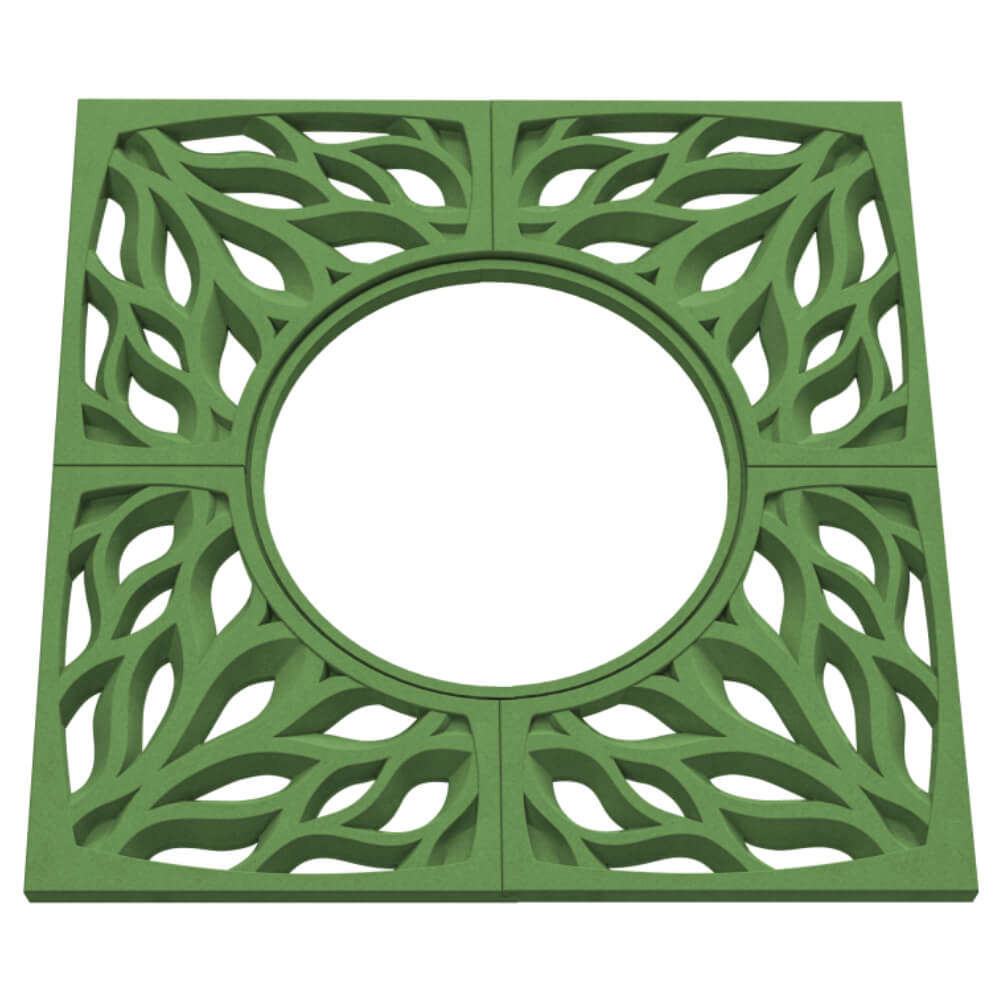 Приствольная решетка для дерева ZKING CRUST 1.2х1.2м Зеленая в Дербенте фото