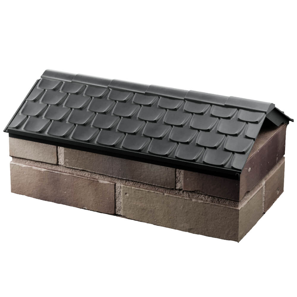 Парапет Zking Эльбрус Серый с посадкой на 1 кирпич (255мм) в Дербенте фото