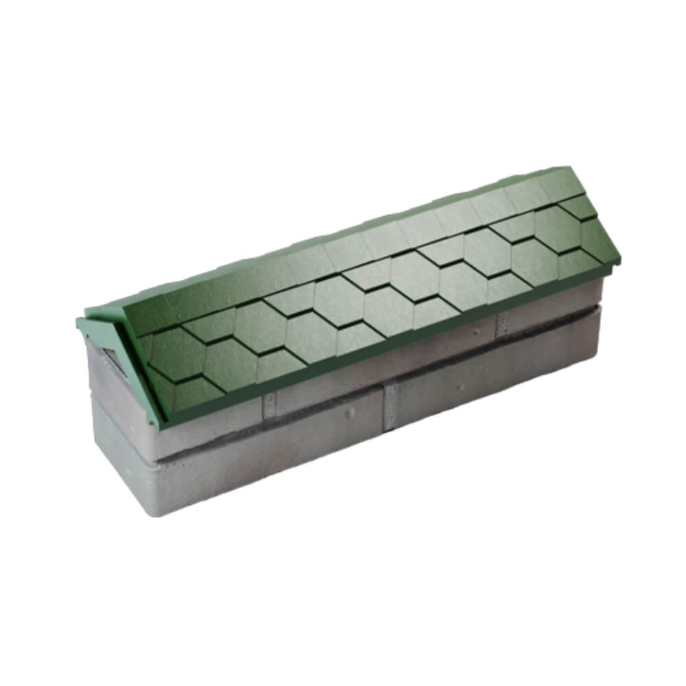 Парапет Zking Эверест Зеленый с посадкой на 0.5 кирпича (130мм) в Дербенте фото