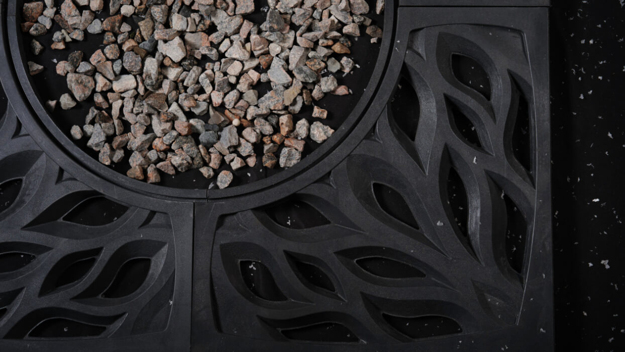 Приствольная решетка для дерева ZKING CRUST 1.2х1.2м Черная в Дербенте фото