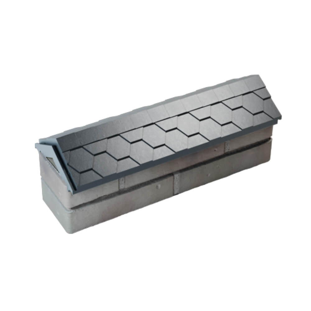 Парапет Zking Эверест Серый с посадкой на 0.5 кирпича (130мм) в Дербенте фото